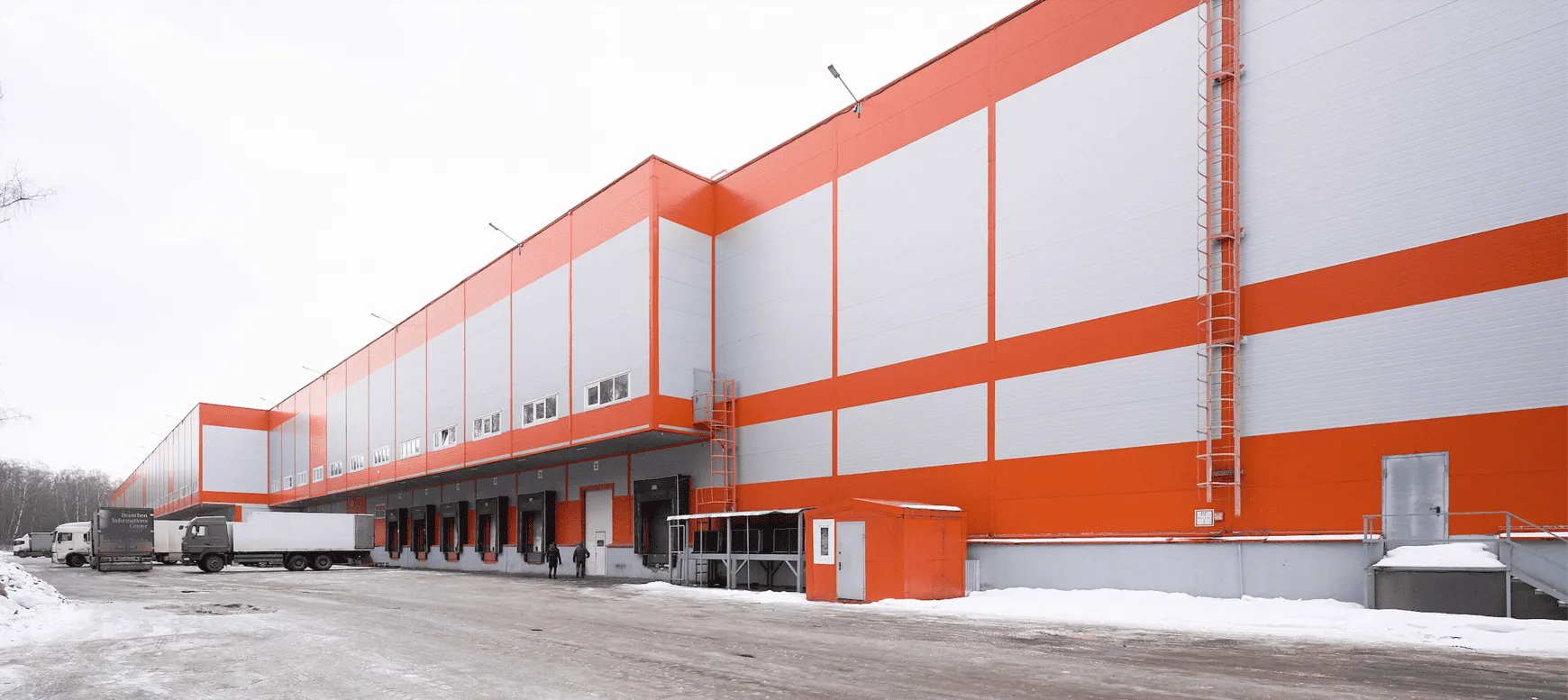 Типовой склад из металлоконструкций 18х48